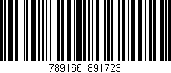 Código de barras (EAN, GTIN, SKU, ISBN): '7891661891723'