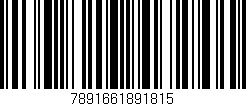 Código de barras (EAN, GTIN, SKU, ISBN): '7891661891815'