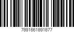 Código de barras (EAN, GTIN, SKU, ISBN): '7891661891877'