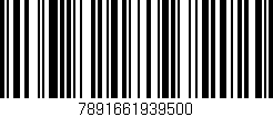 Código de barras (EAN, GTIN, SKU, ISBN): '7891661939500'