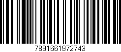 Código de barras (EAN, GTIN, SKU, ISBN): '7891661972743'