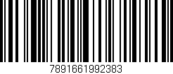 Código de barras (EAN, GTIN, SKU, ISBN): '7891661992383'