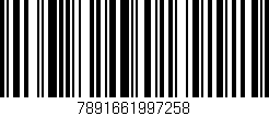 Código de barras (EAN, GTIN, SKU, ISBN): '7891661997258'