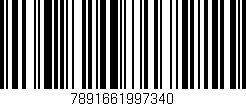 Código de barras (EAN, GTIN, SKU, ISBN): '7891661997340'