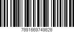 Código de barras (EAN, GTIN, SKU, ISBN): '7891669749828'