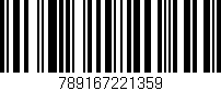 Código de barras (EAN, GTIN, SKU, ISBN): '789167221359'
