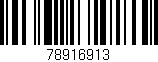 Código de barras (EAN, GTIN, SKU, ISBN): '78916913'