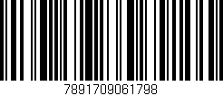 Código de barras (EAN, GTIN, SKU, ISBN): '7891709061798'