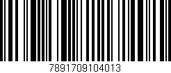 Código de barras (EAN, GTIN, SKU, ISBN): '7891709104013'