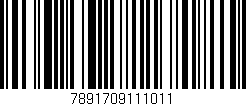 Código de barras (EAN, GTIN, SKU, ISBN): '7891709111011'