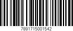 Código de barras (EAN, GTIN, SKU, ISBN): '7891715001542'