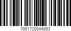 Código de barras (EAN, GTIN, SKU, ISBN): '7891720044893'