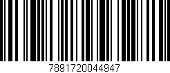 Código de barras (EAN, GTIN, SKU, ISBN): '7891720044947'