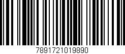 Código de barras (EAN, GTIN, SKU, ISBN): '7891721019890'