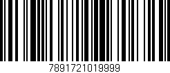 Código de barras (EAN, GTIN, SKU, ISBN): '7891721019999'