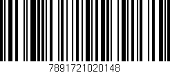 Código de barras (EAN, GTIN, SKU, ISBN): '7891721020148'