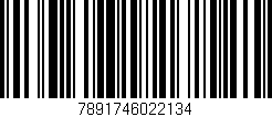 Código de barras (EAN, GTIN, SKU, ISBN): '7891746022134'