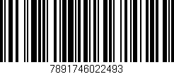 Código de barras (EAN, GTIN, SKU, ISBN): '7891746022493'