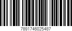 Código de barras (EAN, GTIN, SKU, ISBN): '7891746025487'