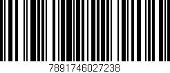 Código de barras (EAN, GTIN, SKU, ISBN): '7891746027238'