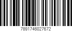 Código de barras (EAN, GTIN, SKU, ISBN): '7891746027672'