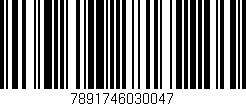 Código de barras (EAN, GTIN, SKU, ISBN): '7891746030047'