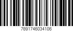 Código de barras (EAN, GTIN, SKU, ISBN): '7891746034106'