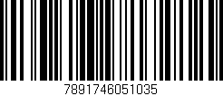 Código de barras (EAN, GTIN, SKU, ISBN): '7891746051035'