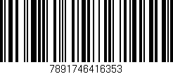 Código de barras (EAN, GTIN, SKU, ISBN): '7891746416353'
