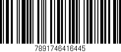 Código de barras (EAN, GTIN, SKU, ISBN): '7891746416445'