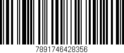 Código de barras (EAN, GTIN, SKU, ISBN): '7891746428356'