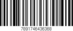 Código de barras (EAN, GTIN, SKU, ISBN): '7891746436368'