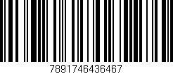 Código de barras (EAN, GTIN, SKU, ISBN): '7891746436467'