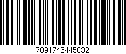 Código de barras (EAN, GTIN, SKU, ISBN): '7891746445032'