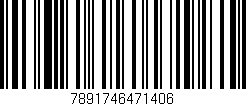 Código de barras (EAN, GTIN, SKU, ISBN): '7891746471406'