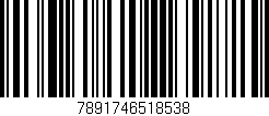 Código de barras (EAN, GTIN, SKU, ISBN): '7891746518538'