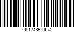 Código de barras (EAN, GTIN, SKU, ISBN): '7891746533043'