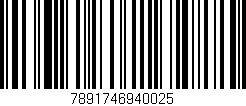 Código de barras (EAN, GTIN, SKU, ISBN): '7891746940025'