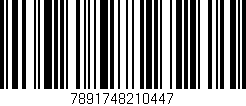 Código de barras (EAN, GTIN, SKU, ISBN): '7891748210447'