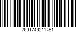 Código de barras (EAN, GTIN, SKU, ISBN): '7891748211451'