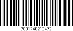 Código de barras (EAN, GTIN, SKU, ISBN): '7891748212472'