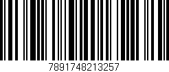 Código de barras (EAN, GTIN, SKU, ISBN): '7891748213257'