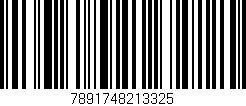 Código de barras (EAN, GTIN, SKU, ISBN): '7891748213325'