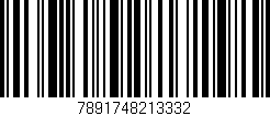 Código de barras (EAN, GTIN, SKU, ISBN): '7891748213332'