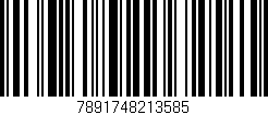 Código de barras (EAN, GTIN, SKU, ISBN): '7891748213585'