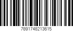 Código de barras (EAN, GTIN, SKU, ISBN): '7891748213615'