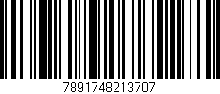 Código de barras (EAN, GTIN, SKU, ISBN): '7891748213707'