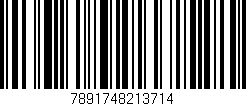 Código de barras (EAN, GTIN, SKU, ISBN): '7891748213714'