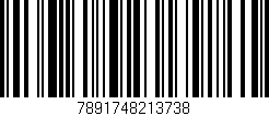 Código de barras (EAN, GTIN, SKU, ISBN): '7891748213738'