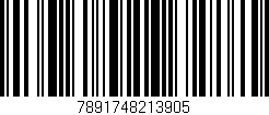Código de barras (EAN, GTIN, SKU, ISBN): '7891748213905'